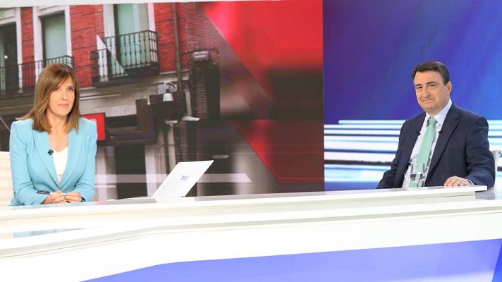 Telediario 1 - Esteban (PNV): "En Euskadi hay una clara pugna entre el PNV y Podemos en estas elecciones generales"
