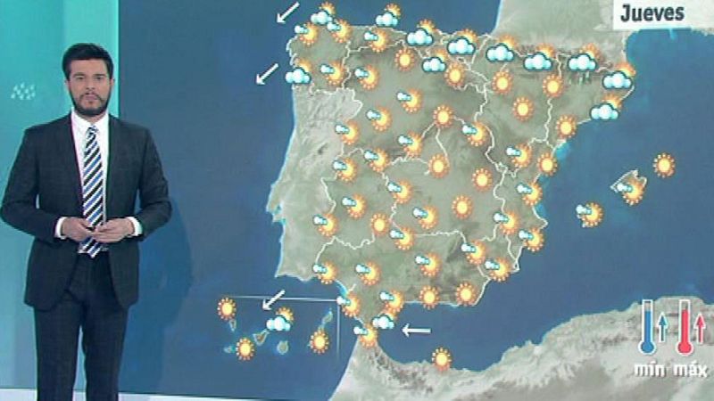 Nubes en el País Vasco, Navarra, Pirineos y nordeste de Cataluña