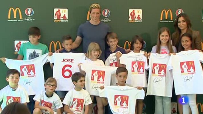 Telediario 1 - Fernando Torres: "Todos queremos que se quede Simeone"