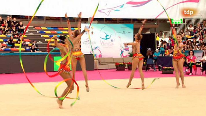 Gimnasia artística - Copa del Mundo 'División B'. Clasif. Conjunto 5 cintas