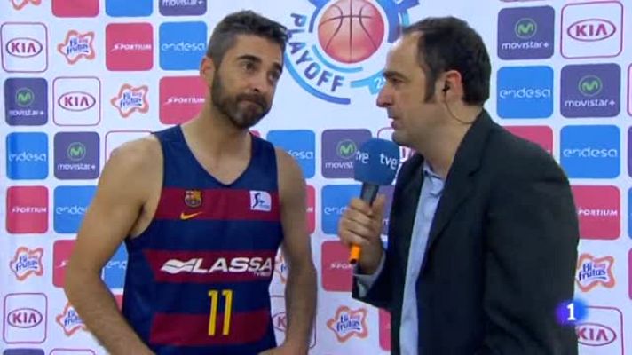Baloncesto en RTVE - Navarro: "Se nos ha complicado el partido"