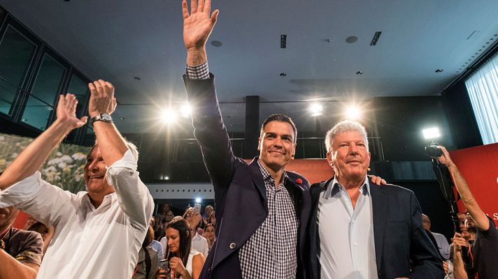 Telediario 1 - Sánchez reconoce que su objetivo para el 26J es "movilizar" al electorado socialista "desanimado"