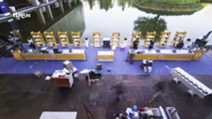 MasterChef - Así se montan las cocinas en los exteriores