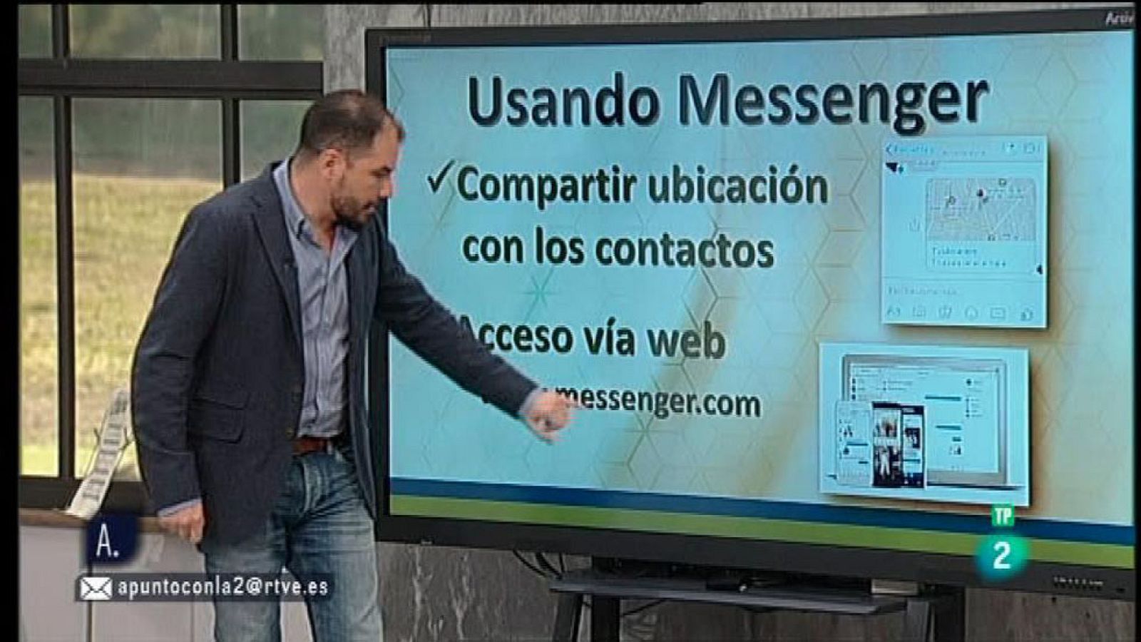 A punto con La 2 - Redes sociales - Facebook messenger