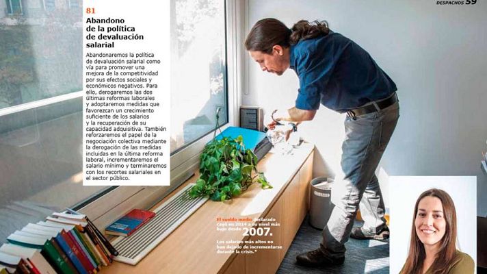 Telediario 1 - Podemos reedita su programa electoral como un catálogo de Ikea