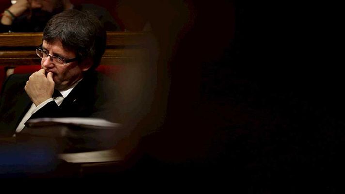Telediario 1 - Puigdemont no habría aceptado presidir la Generalitat de saber que la CUP incumpliría el acuerdo