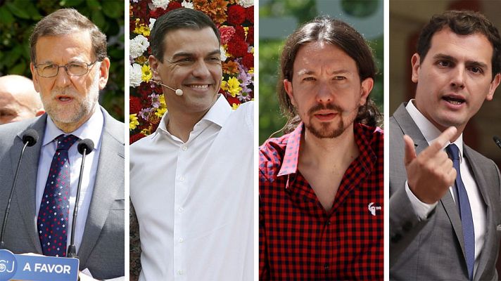 Telediario 1 - Los partidos se preparan para el arranque de la campaña