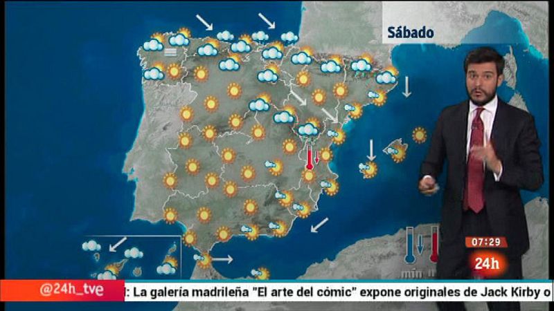 Lluvias débiles en el norte peninsular y cielo despejado en el resto - El tiempo | Ver