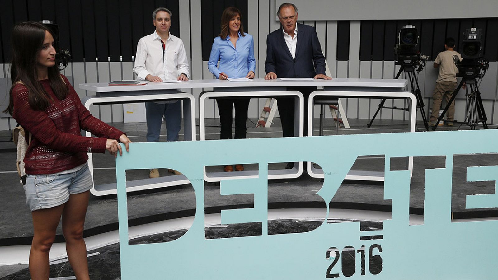 Los partidos dan el visto bueno al plató donde se celebrará el debate a cuatro