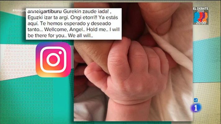 Amigas y conocidas - Anne Igartiburu presenta a su hijo Nicolás