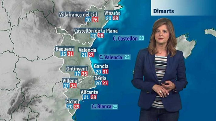 L'informatiu - Comunitat Valenciana - El tiempo en la Comunidad Valenciana - 13/06/16