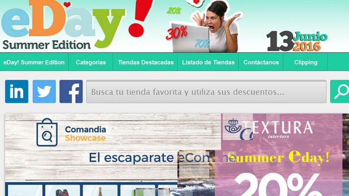 Telediario 1 - Las rebajas de verano se adelantan en internet