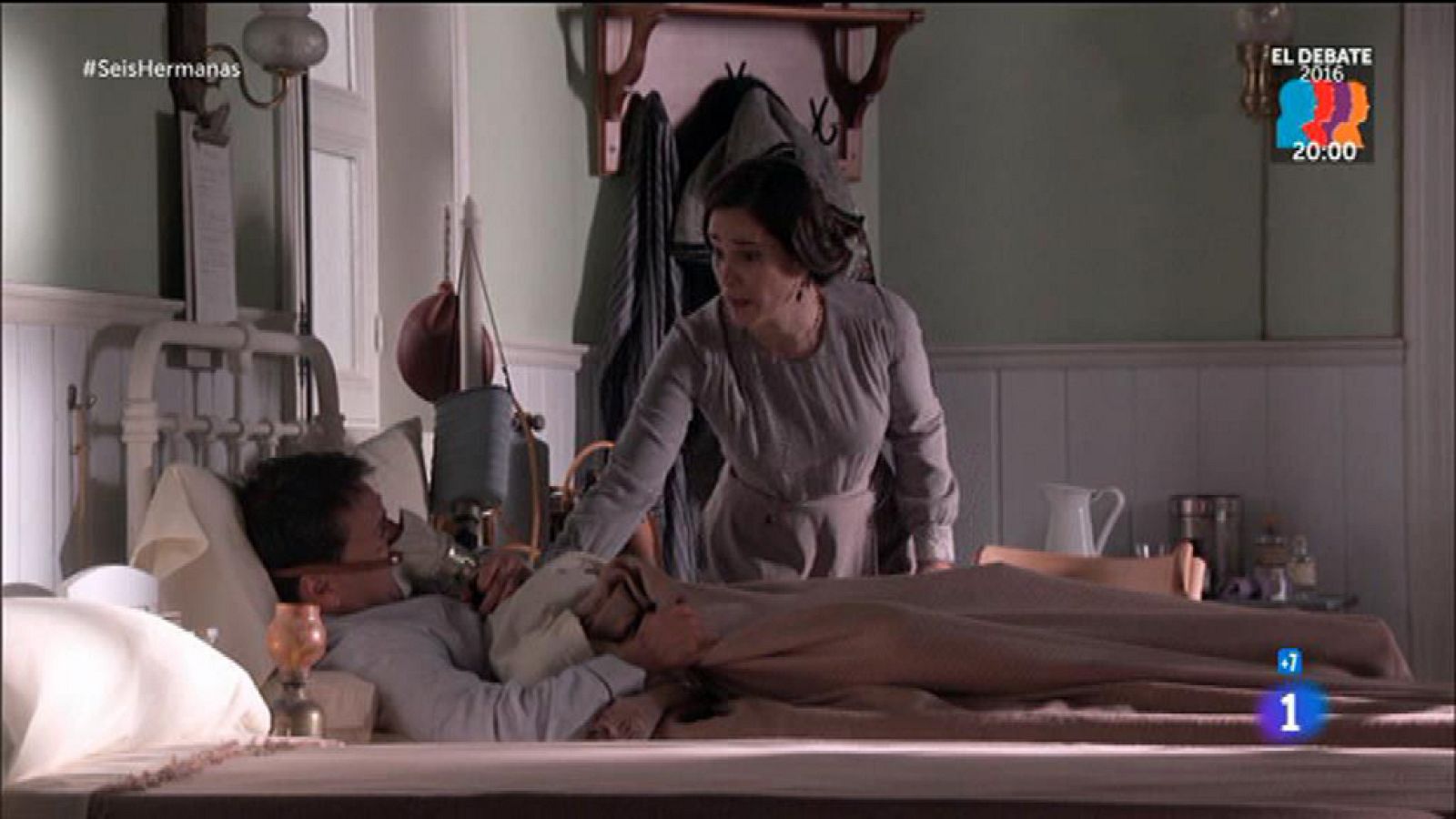 Seis Hermanas - Germán con mucho dolor y Marina no le sumistra nada