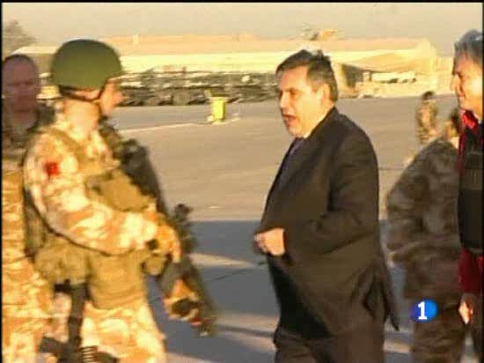Visita sorpresa del ministro británico, Gordon Brown, a Irak
