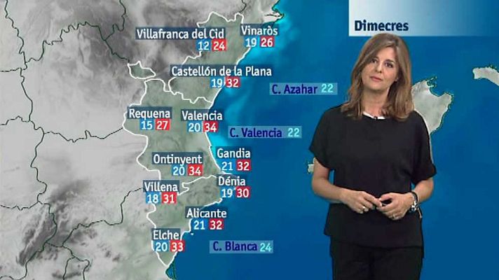 L'informatiu - Comunitat Valenciana - El tiempo en la Comunidad Valenciana - 14/06/16