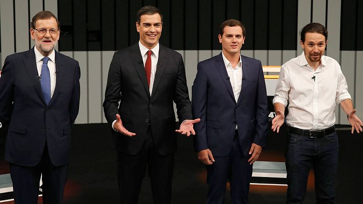 Telediario 1 - El debate a cuatro no despeja la incógnita sobre los posibles pactos tras el 26J