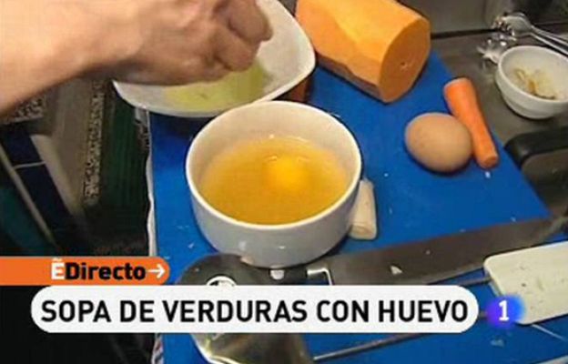 RTVE Cocina - Sopa de verduras con huevo