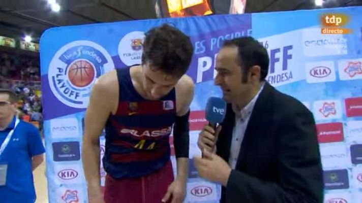 Baloncesto en RTVE - Tomic: "Hemos tenido un poco de suerte en el último tiro"