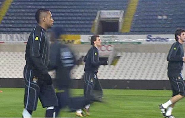  - Robinho entrena en Santander
