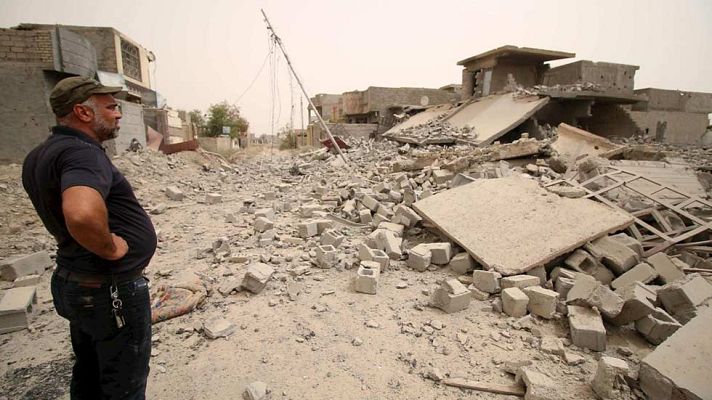 Telediario 1 - Faluya queda libre del Estado Islámico