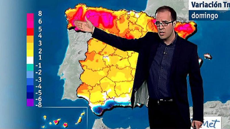 Cielos nubosos en el norte y temperaturas al alza en todo el país
