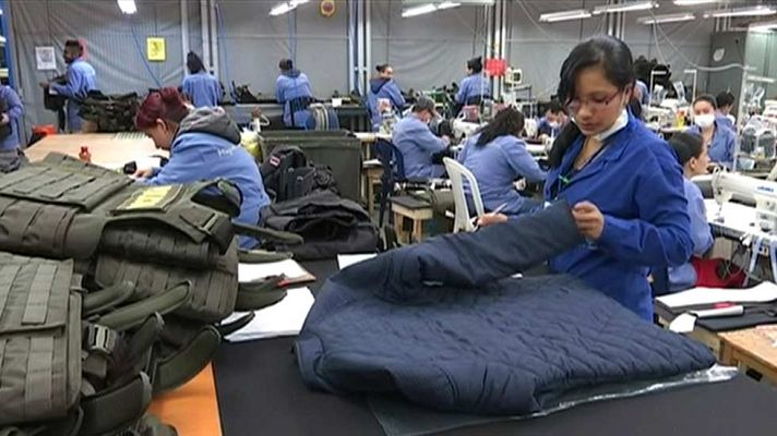 Telediario 1 - Los secretos de la empresa líder en chalecos antibalas