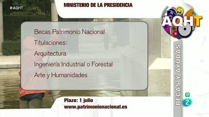 Aquí hay trabajo - Becas y ayudas para estudios