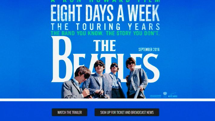 Telediario 1 - Ya podemos ver algunas imágenes del esperado documental sobre los Beatles que ha dirigido Ron Howard