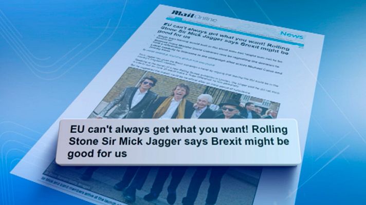 Telediario Internacional - Actores, músicos y diseñadores hacen campaña a favor y en contra del 'Brexit'