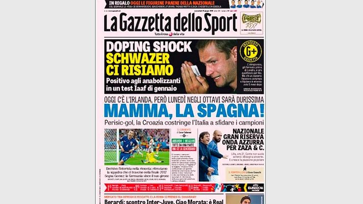 Telediario 1 - Italia, entre el miedo y la 'vendetta' por enfrentarse a España