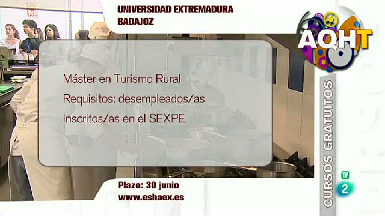 Master, cursos y certificados de profesionalidad GRATIS - Aquí hay trabajo | Ver