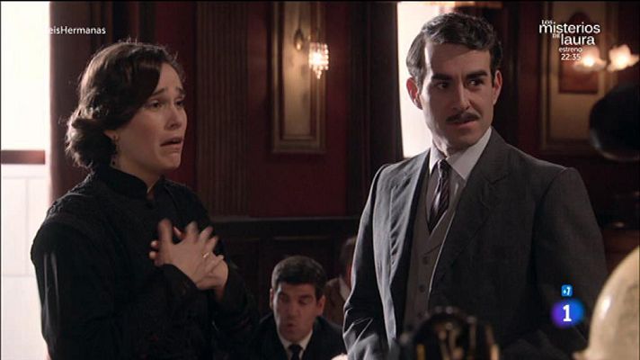 Seis hermanas - Adela recibe la noticia de la detención de Leticia