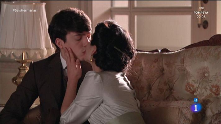 Seis hermanas - Elisa y Carlos comprueban lo que sienten a besos