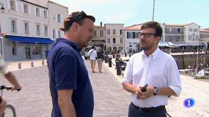 Telediario 1 - Los corresponsales italianos lamentan el cruce con España en octavos