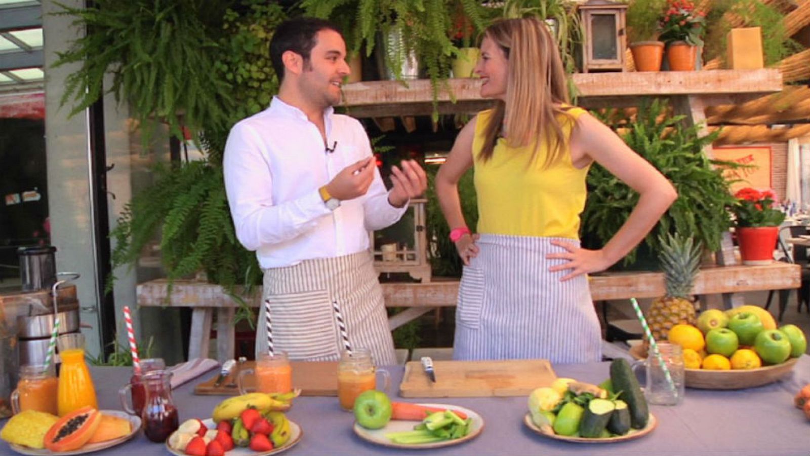 Unos zumos con toque de magia