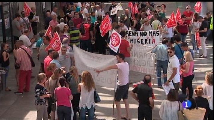 Informatiu Balear - Manifestació dels treballadors de 'handling'