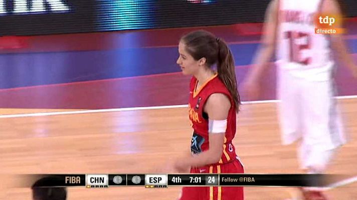 Baloncesto en RTVE - Camp. del Mundo Femenino Sub-17.1/4 Final: China-España