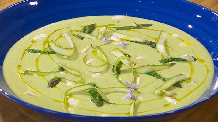 RTVE Cocina - Vichyssoise de espárragos