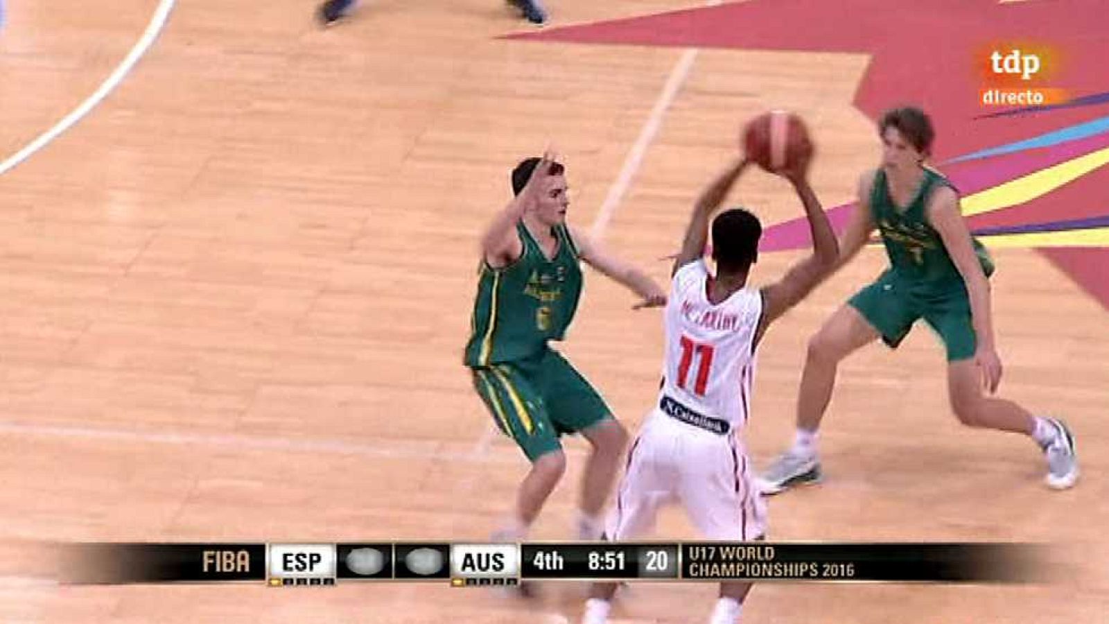 Baloncesto - Campeonato del Mundo Masculino Sub-17: 1/4 Final: España-Australia - ver ahora