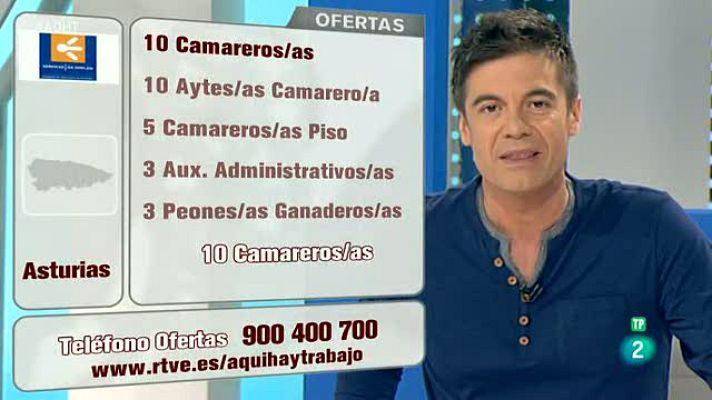 Aquí hay trabajo - 61 puestos de trabajo en Asturias