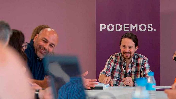 Telediario 1 - Pablo Iglesias se reúne con sulíderes autonómicos