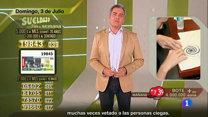 Sorteos ONCE - Sorteo ONCE - 03/07/16