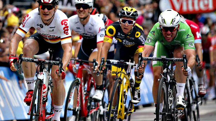 Tour de Francia - Cavendish, en la photo finish, suma la segunda etapa en el Tour