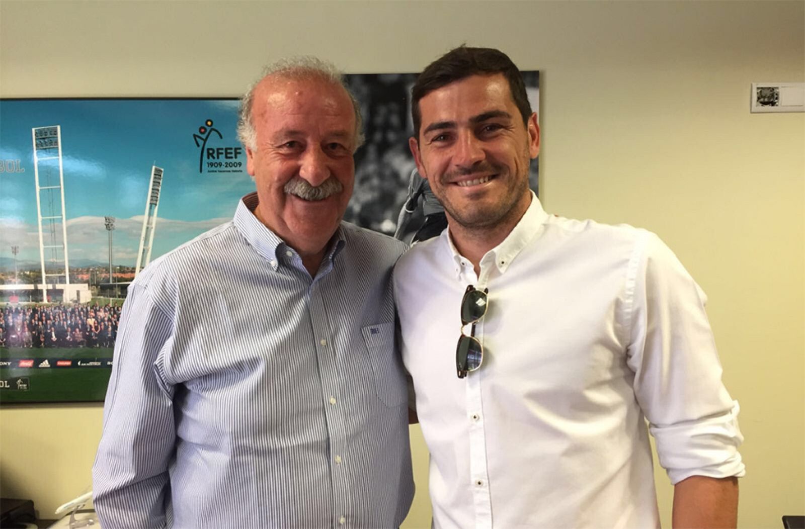 Del Bosque se reconcilia con Casillas "como un padre y un hijo" | Ver