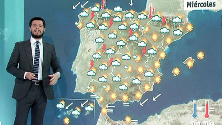 El tiempo - Cielos nubosos y temperaturas en el norte peninsular con pocos cambios en las temperaturas