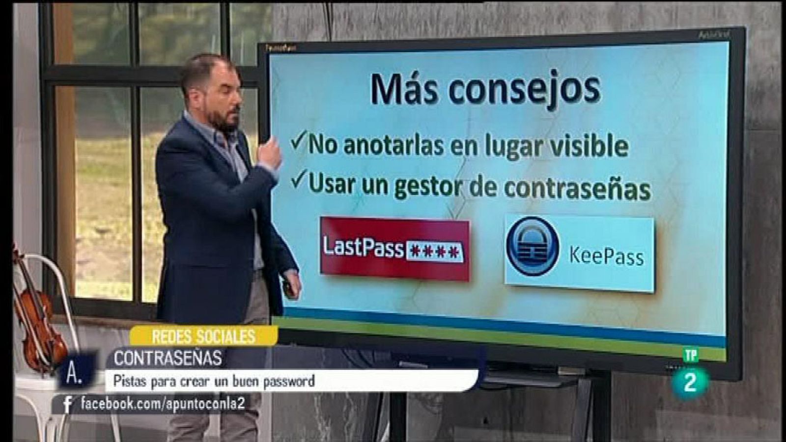 A punto con La 2 - Redes sociales - La importancia de las contraseñas