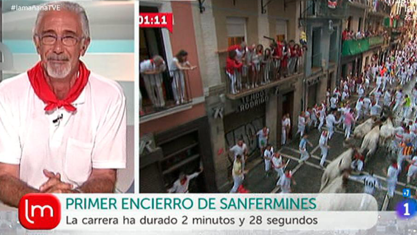 Javier Solano analiza el primer encierro