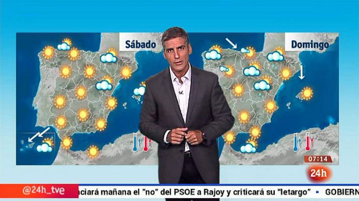 El tiempo - Aumento de las temperaturas en el interior de la península y en Canarias