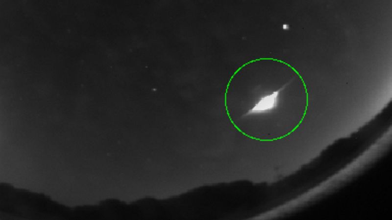 Una bola de fuego atraviesa España a 95.000 kilómetros por hora