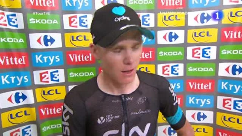 Froome: "He disfrutado con el descenso"